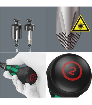 Wera 1850 Kraftform BallGrip/Yumru Saplı Yıldız Tornavida PH2 100mm 05007906001