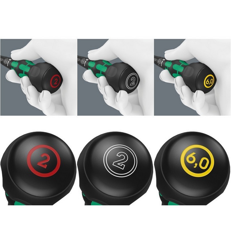 Wera 1834 Kraftform BallGrip/Yumru Saplı Düz Tornavida 1x6x100mm 05007900001