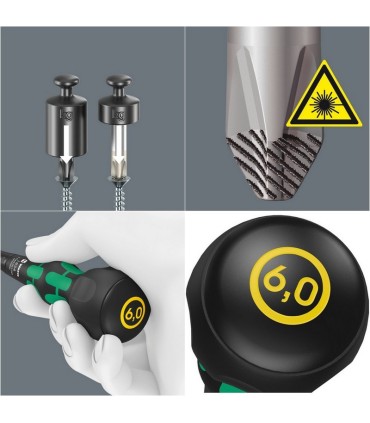 Wera 1834 Kraftform BallGrip/Yumru Saplı Düz Tornavida 1x6x100mm 05007900001