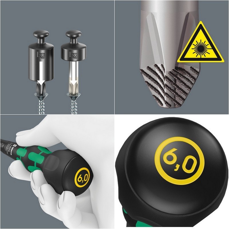 Wera 1834 Kraftform BallGrip/Yumru Saplı Düz Tornavida 1x6x100mm 05007900001