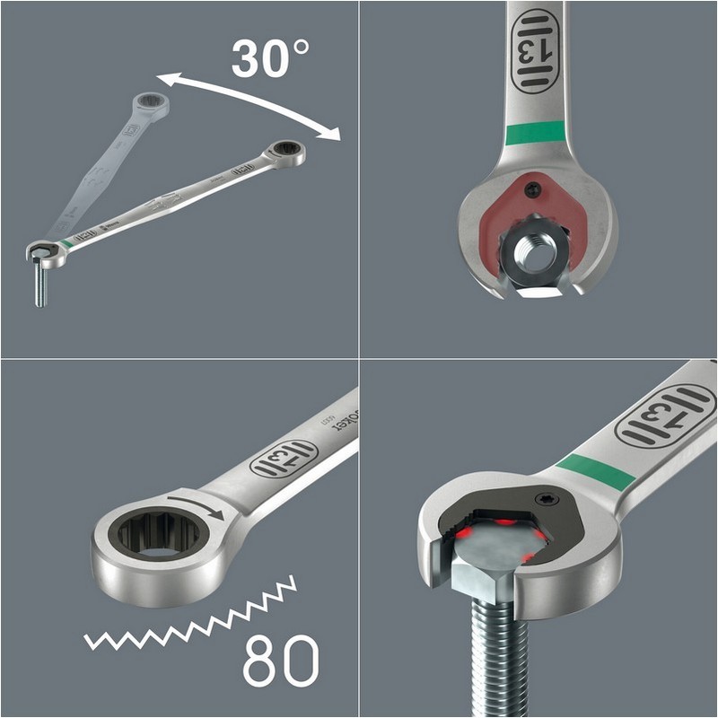 Wera 6007 Joker Açıkağız Cırcırlı Kombine Anahtar 10x209mm 05020351001