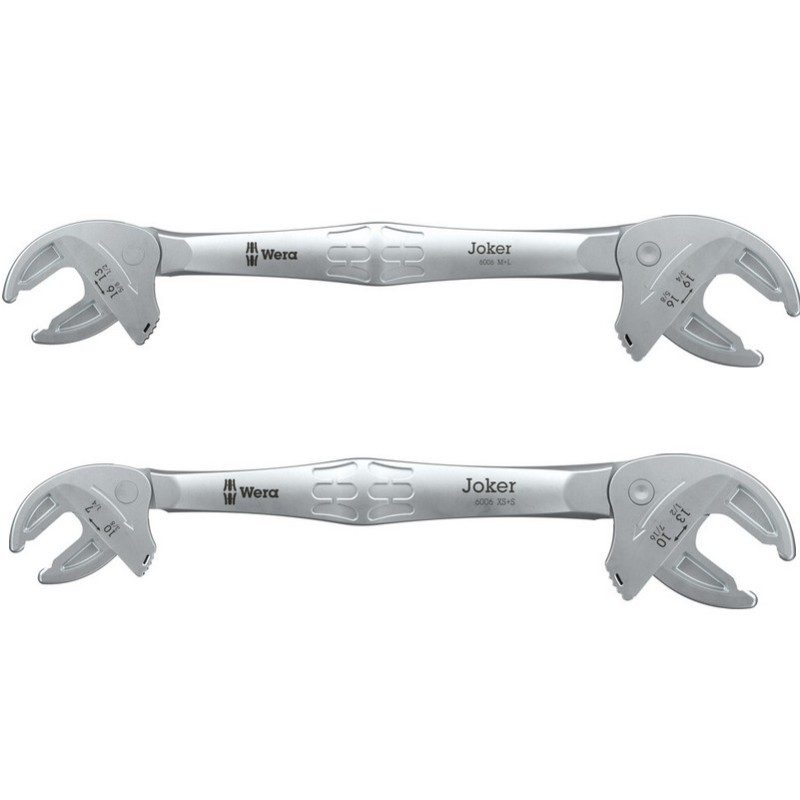 Wera 6006 Joker Kendinden Ayarlı Çift Açıkağız Kurbağacık Anahtar Set 1 2P 05020340001
