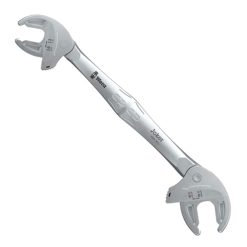 Wera 6006 Joker M/L Kendinden Ayarlı Çift Açıkağız Kurbağacık Anahtar 13-19mm 05020331001