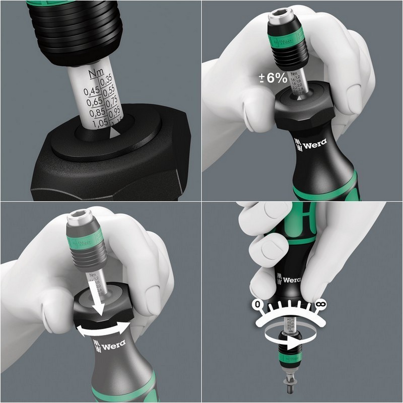 Wera 7443/61/9 Lastik Basınç Kontrol Sistemleri/Montaj Kiti 9P 05074745001