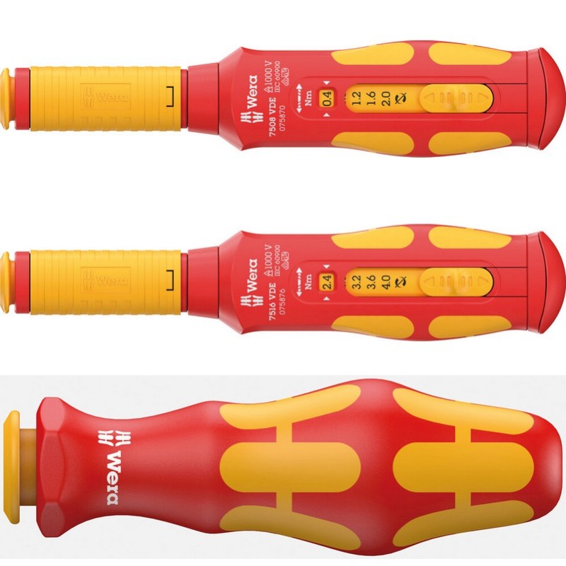 Wera KF Kompakt VDE Safe-Torque Speed 0.4-4Nm Kontrol Kabini Set 1 23P 05006633001