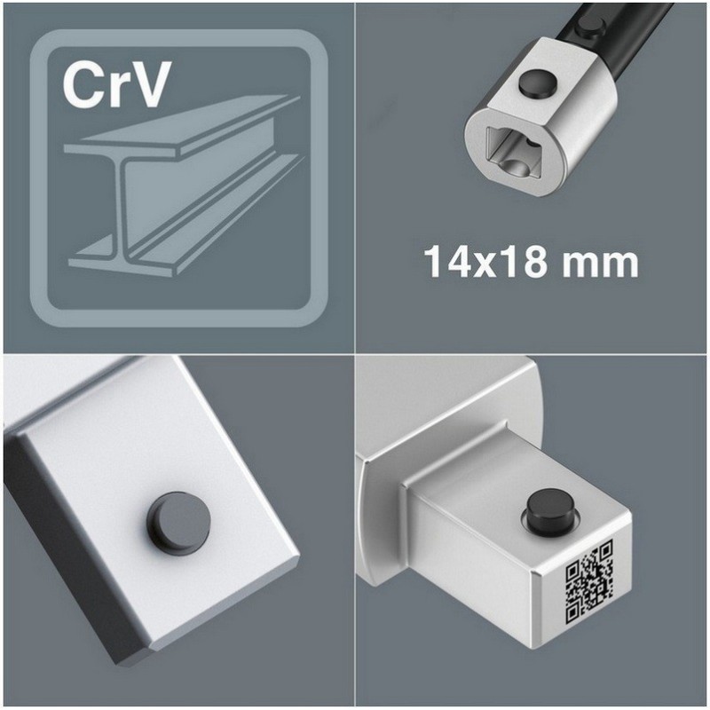 Wera 7880 Joker XXXL Açıkağız Kendinden Ayarlı 14x18 Tork Ucu 32-41mm 050201740011