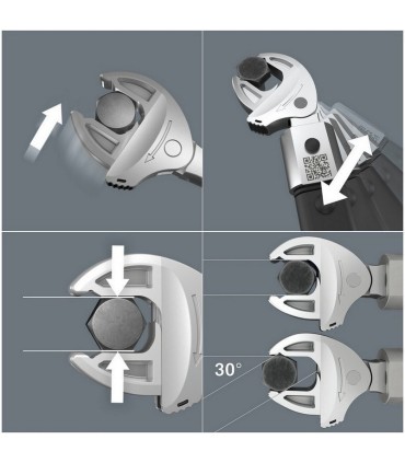 Wera 7880 Joker XXXL Açıkağız Kendinden Ayarlı 14x18 Tork Ucu 32-41mm 050201740011