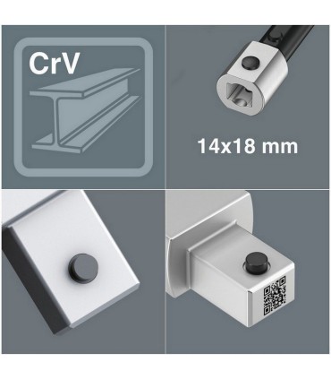Wera 7870 Joker M Kendinden Ayarlı Açıkağız 9x12 Tork Ucu 13-16mm 05020176001