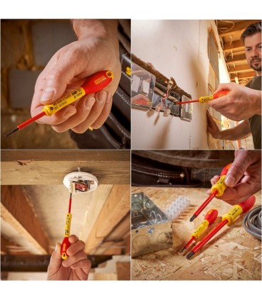 Stanley FatMax 0-65-441 VDE İzole Düz Yıldız Tornavida Seti 6P