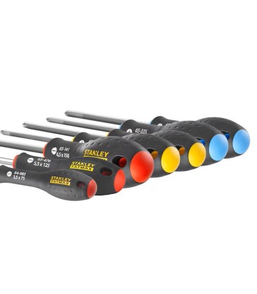 Stanley FatMax 0-65-438 Düz Yıldız Pozidriv Tornavida Seti 7P