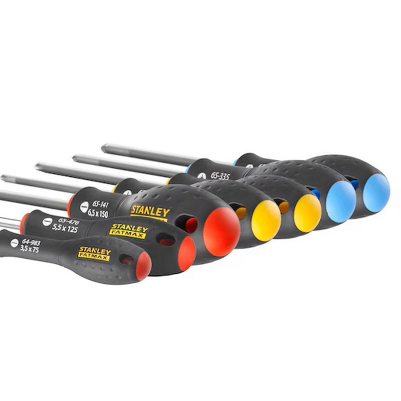 Stanley FatMax 0-65-438 Düz Yıldız Pozidriv Tornavida Seti 7P