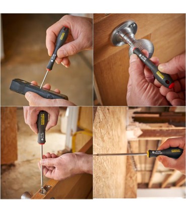 Stanley FatMax 0-65-438 Düz Yıldız Pozidriv Tornavida Seti 7P