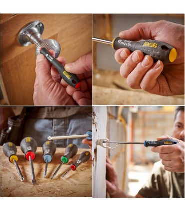 Stanley FatMax 0-65-438 Düz Yıldız Pozidriv Tornavida Seti 7P