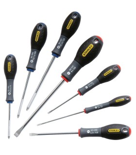 Stanley FatMax 0-65-438 Düz Yıldız Pozidriv Tornavida Seti 7P