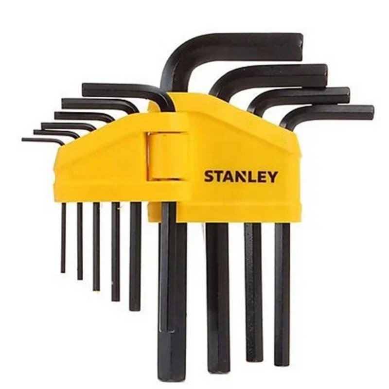Stanley 0-69-253 Kısa Hex Allen Anahtar Takımı 1.5-10mm 10P