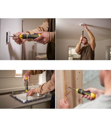 Stanley 0-68-010 Dynagrip Cırcırlı Tornavida Bits Seti 11P