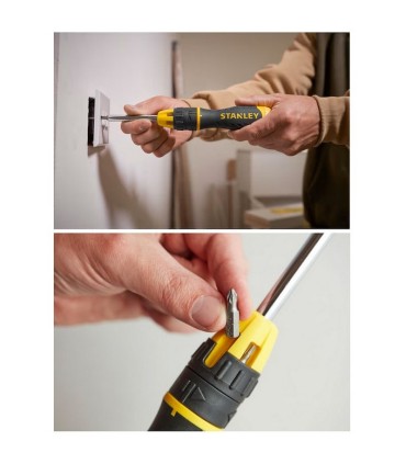 Stanley 0-68-010 Dynagrip Cırcırlı Tornavida Bits Seti 11P