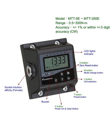 Eclatorq MTT-068E 6.8-68Nm Tork Test Cihazı (Pro) ±1%
