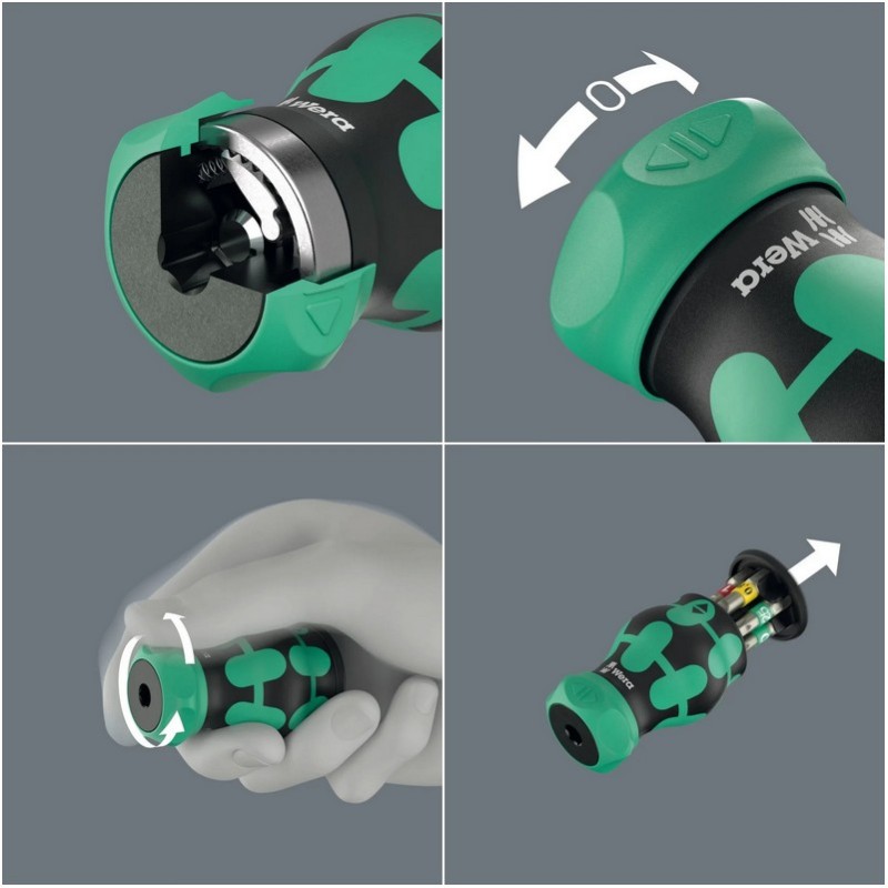 Wera KF Kompakt Stubby RA1 Tornavida Bits Seti 05008891001