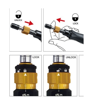 Netratek TW-270-17 0.4-2.6Nm 1/4" Ayarlanabilir Torklu Tornavida ±%6