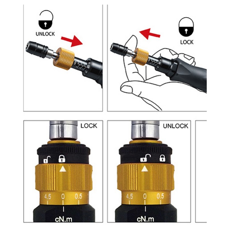 Netratek TW-270-17 0.4-2.6Nm 1/4" Ayarlanabilir Torklu Tornavida ±%6