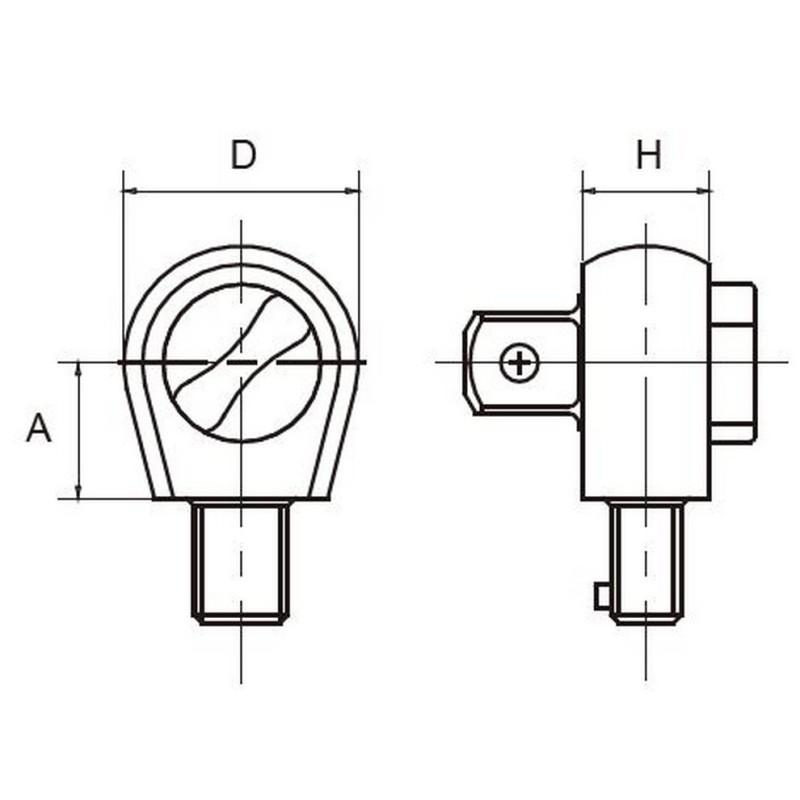 NovaTork DH144420 3/4" Kare Sürücülü 14X18mm Yön Mandallı Cırcır