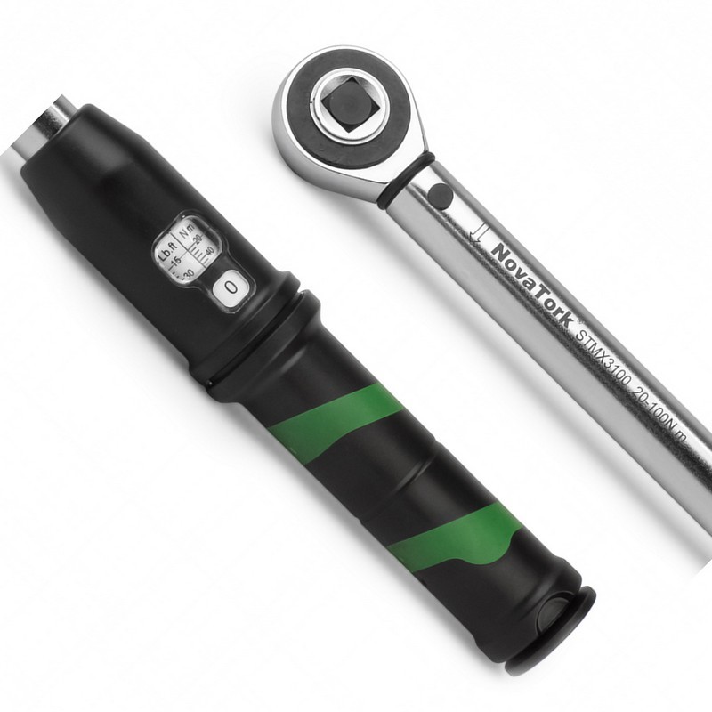 NovaTork STMX3300 60-300Nm 1/2" İtmeli Kare Sürücülü Tork Anahtarı