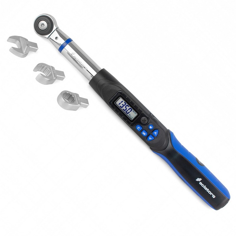 Eclatorq WKC4-135BN 6.8-135Nm 1/2" Cırcırlı 9x12mm Dijital Tork Anahtarı